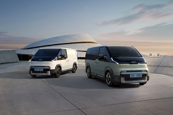 Kia’s first purpose-built vehicle (PBV), the PV5. / Kia