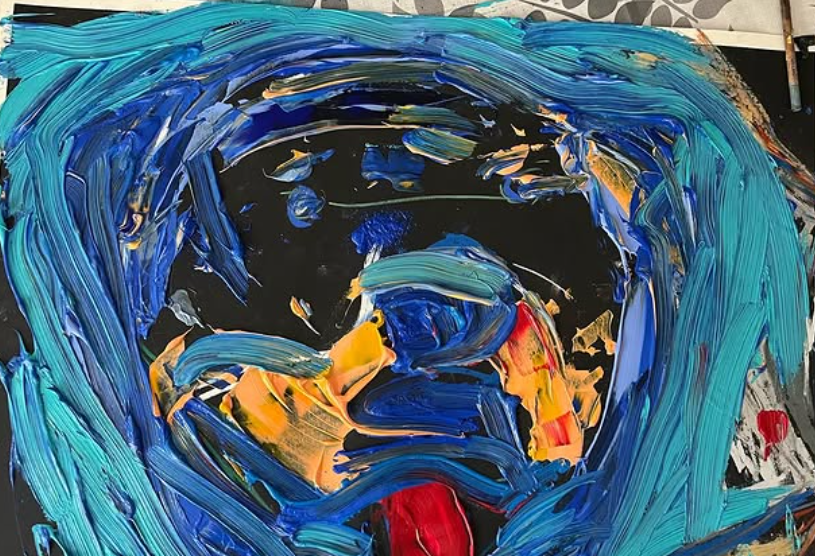 One of the many paintings posted by Brendon on his socials / Credit: Instagram