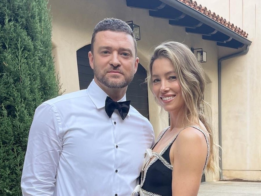 Justin Timberlake and Jessica Biel / Credit: Instagram