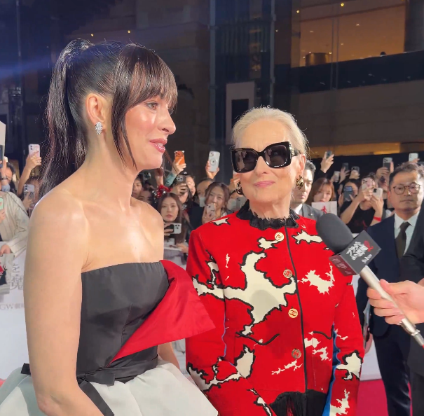 Anne Hathaway and Meryl Streep in \'The Devil Wears Prada 2\' Promotions / Credit: 2026 20th Century Studios