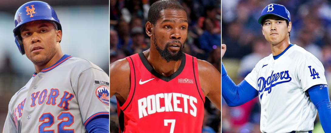 Juan Soto, Kevin Durant, and Shohei Ohtani / Credit: X