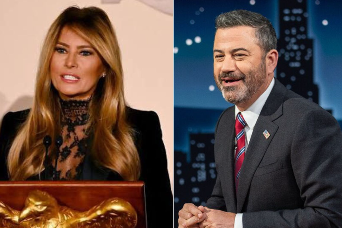 Melania Trump and Jimmy Kimmel / Credit: X