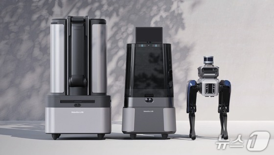 Three types of robots to be deployed at the Hyundai Motor and Kia Yangjae headquarters (from left: DAL-e Gardener, DAL-e Delivery, and SPOT for security) / Provided by Hyundai Motor Group