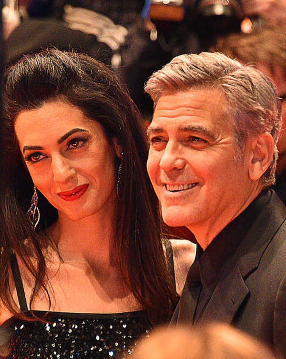 Amal and George Clooney / Credit: Wikimedia Commons