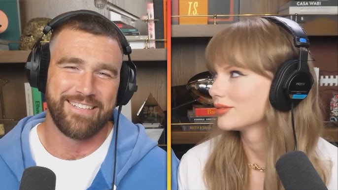 Travis Kelce and Taylor Swift / Credit: YouTube
