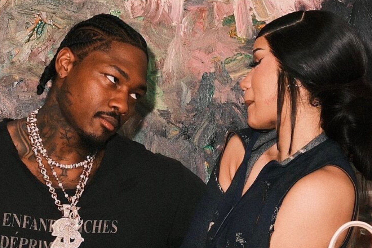 Stefon Diggs and Cardi B