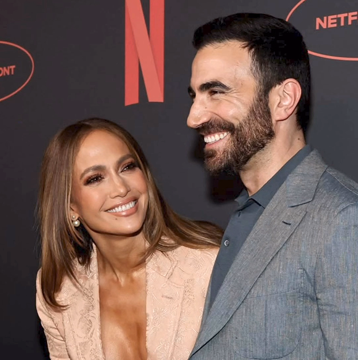 Jennifer Lopez and Brett Goldstein / Credit: Facebook