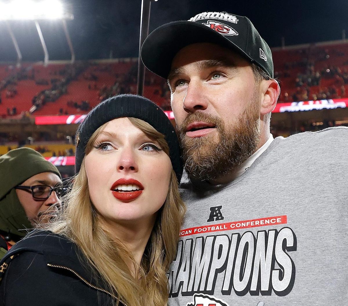 Taylor Swift and Travis Kelce / Credit: Facebook