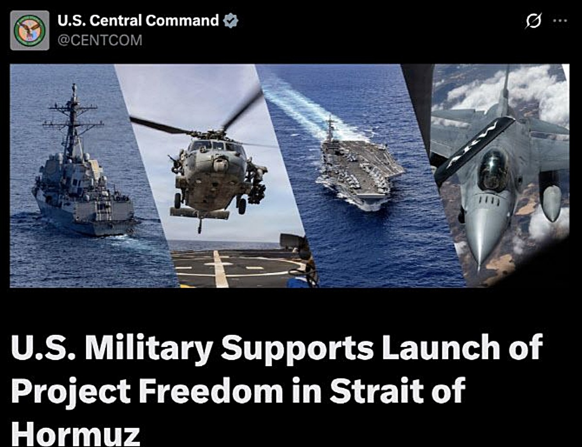 引用:米中央軍のX(旧Twitter)