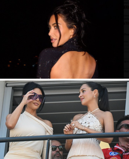 Kim Kardashian and Alexandra Leclerc / Credit: X