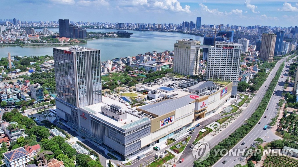 롯데몰웨스트레이크 하노이 전경