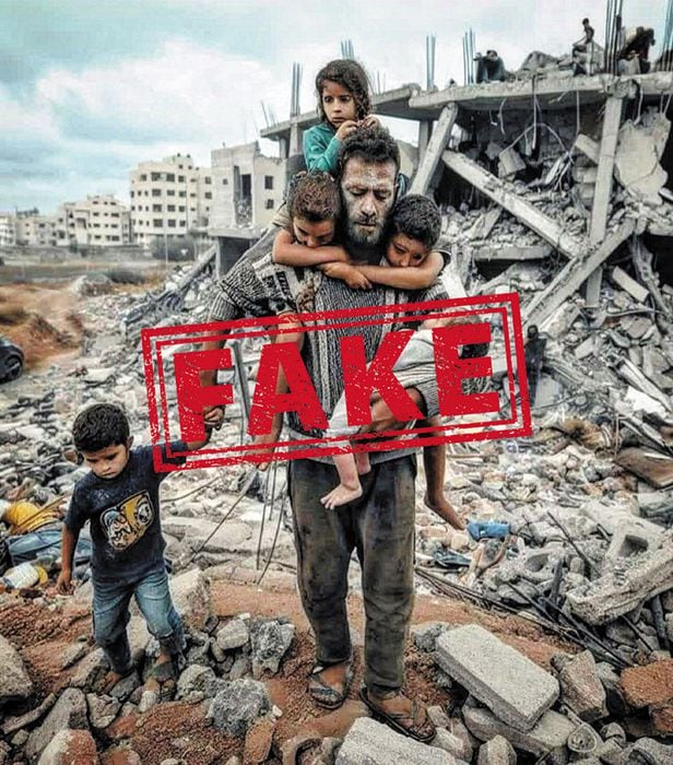 하마스의 가자지구 난민 주장 사진이 가짜 뉴스임을 밝힌 이스라엘 언론보도 내용. /ynet뉴스