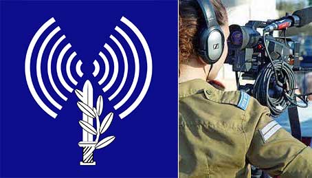 IDF Spokesperson’s Unit(좌)과 인지전 콘텐츠를 생산하고 있는 전문요원(우) <출처: IDF>