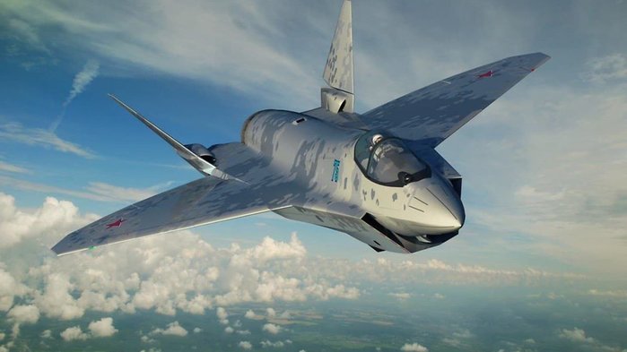 Su-75 렌더링 이미지. (출처: Rostec)