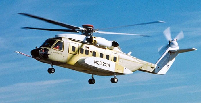 1998년 12월 첫 비행에 성공한 S-92 <출처 : sikorskyarchives.com>