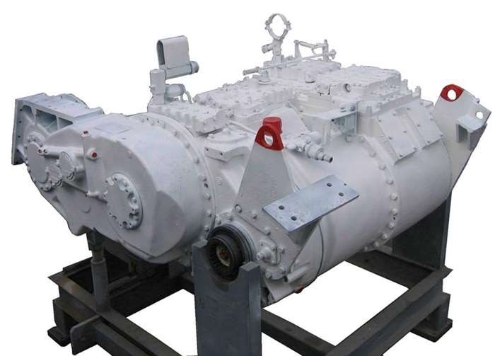 아크자리트 중장갑보병수송차의 트랜스미션 <출처: NIMDA 사>