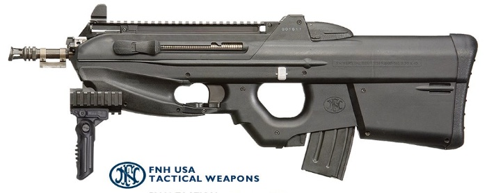F2000택티컬 TR(Triple Rail). 주로 미국 시장을 대상으로 판매된 전술 레일 버전 <출처 : FNH>
