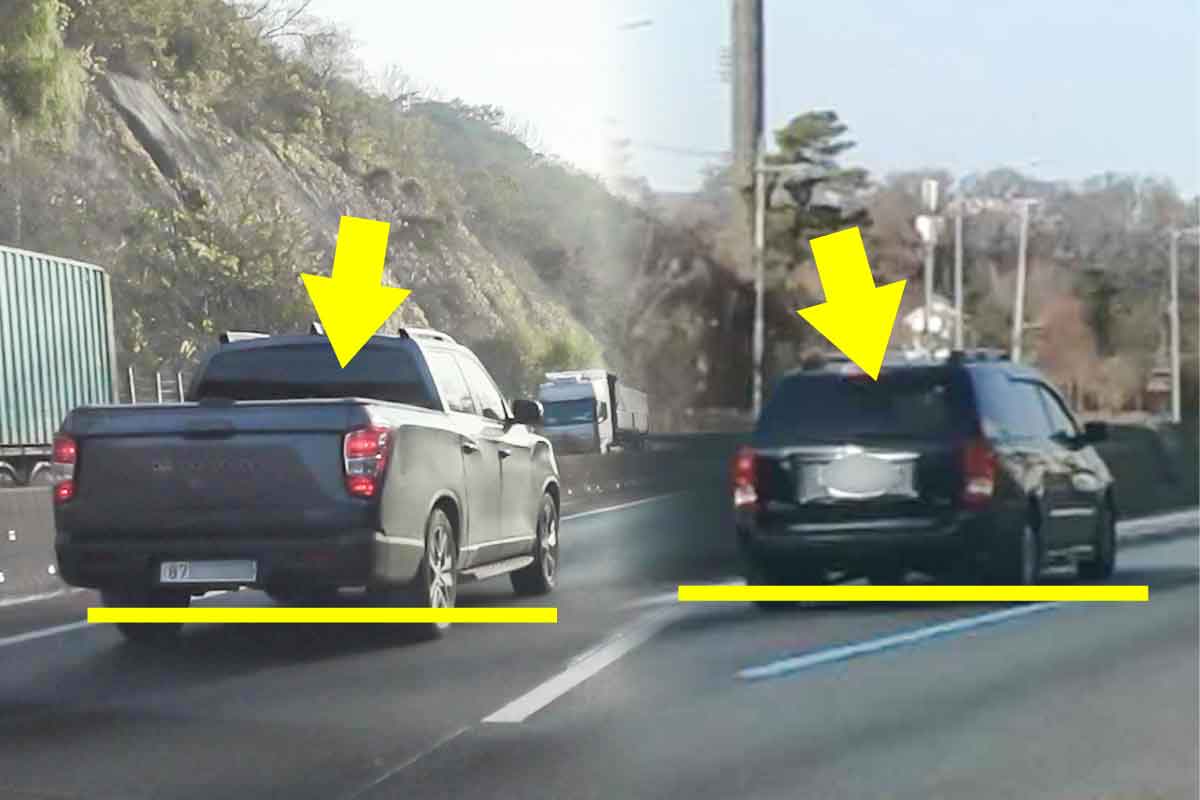 고속도로-렉스턴-스포츠-지정차로제-픽업트럭-화물차-버스전용차로