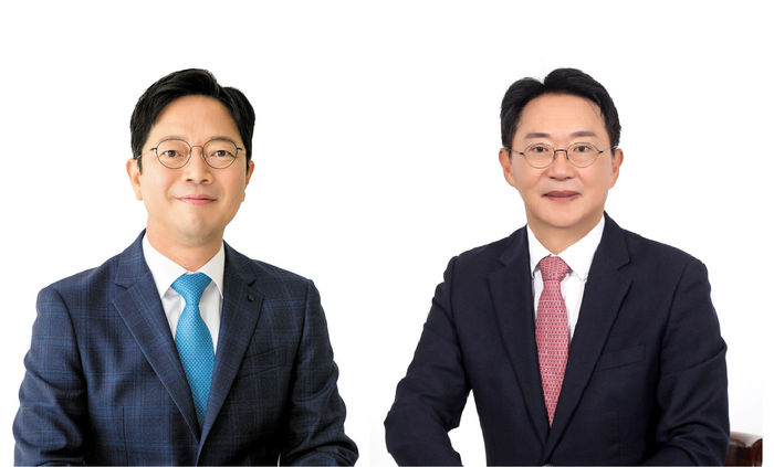 22대 국회의원 선거에서 경기 수원갑 선거구에 출마한 더불어민주당 김승원(사진 왼쪽) 후보와 국민의힘 김현준 후보. ⓒ 캠프 제공