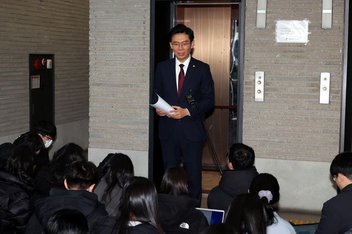서울 마포갑에 출마한 조정훈 국민의힘 의원 ⓒ뉴시스