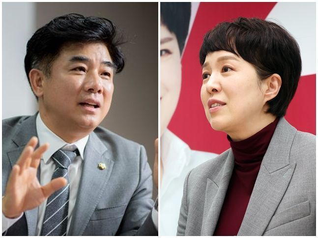 경기 성남분당을 김병욱 더불어민주당 후보(왼쪽)와 김은혜 국민의힘 후보 ⓒ김병욱 의원실 제공, 데일리안 홍금표 기자