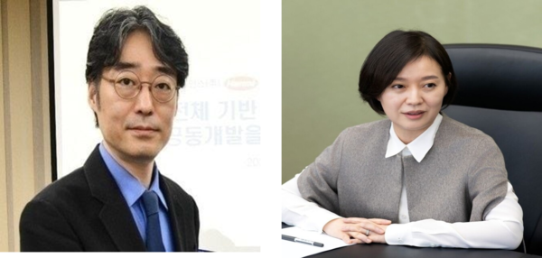 (왼쪽부터) 임종윤 한미약품 사장과 임주현 한미사이언스 사장. 사진제공 = 각사 