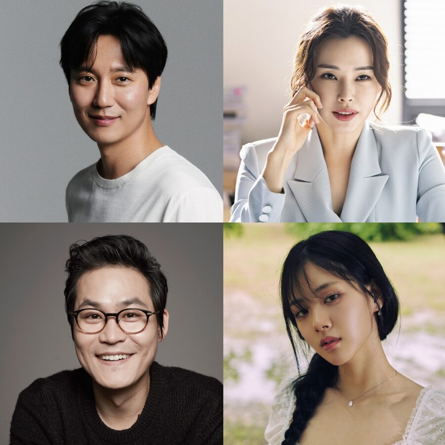 ▲ 왼쪽 위부터 시계방향으로 김남길, 이하늬, 비비, 김성균. 제공ㅣ각 소속사
