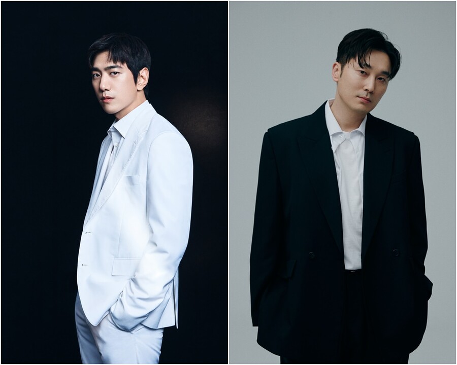 ▲ 성준(왼쪽), 서현우. 제공| 길스토리이엔티, 저스트엔터테인먼트