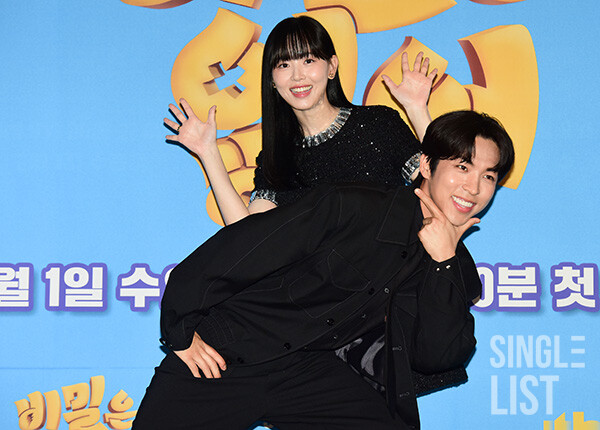 JTBC 새 수목드라마 '비밀은 없어' 제작발표회에 참석한 주종혁, 강한나 ©최은희 기자 oso0@slist.kr