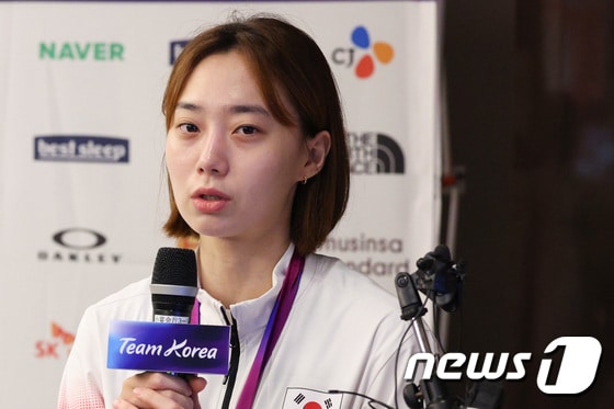 2024 파리 올림픽을 마지막 올림픽으로 생각하고 있는 윤지수. /뉴스1 DB © News1 신웅수 기자