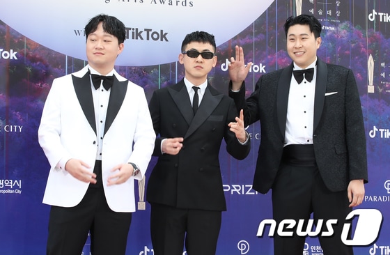 '피식대학' 이용주(왼족부터) 정재형, 김민수. © News1 