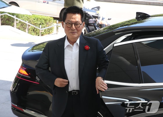 박지원 더불어민주당 의원. © News1 임세영 기자