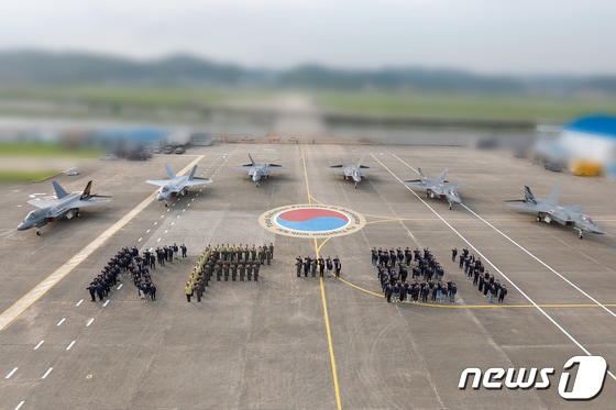KF-21 시제기들의 모습. (방위사업청 제공) 2023.6.28/뉴스1