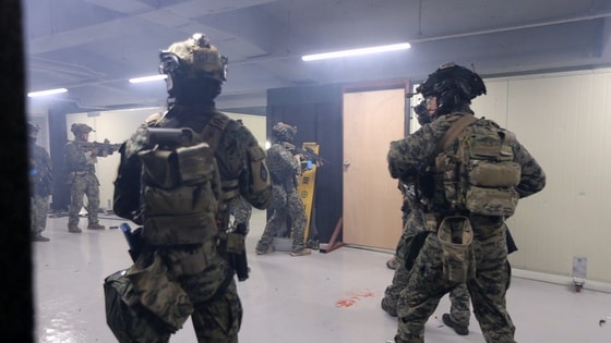 2024 대테러 전담조직 합동전술훈련.(총리실 제공)