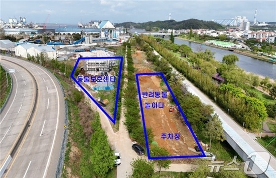 동해시 반려동물 놀이터 부지.(동해시 제공) 2024.5.24/뉴스1
