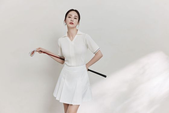 혼마골프 베레스09 시리즈 모델로 선정된 김태희. (혼마골프 제공)