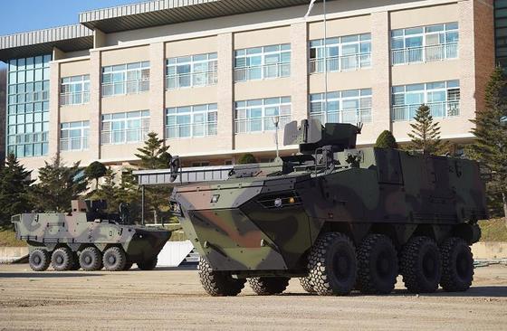 차륜형 지휘소용 차량. 장갑형 의무후송차량은 이와 유사한 형태로 전력화될 것으로 보인다.(방위사업청 제공)
