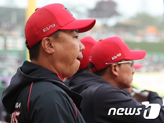 다시 고민이 많아진 이범호 KIA 타이거즈 감독. /뉴스1 DB © News1 김진환 기자