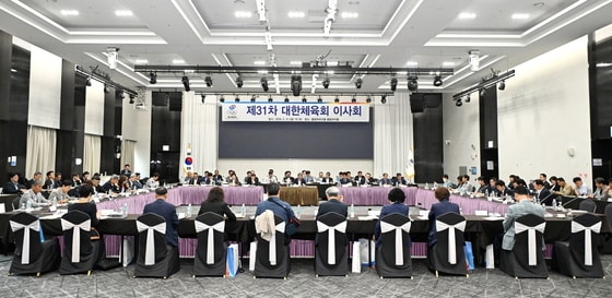 대한체육회가 31일 제31회 이사회를 진행했다. (대한체육회 제공)