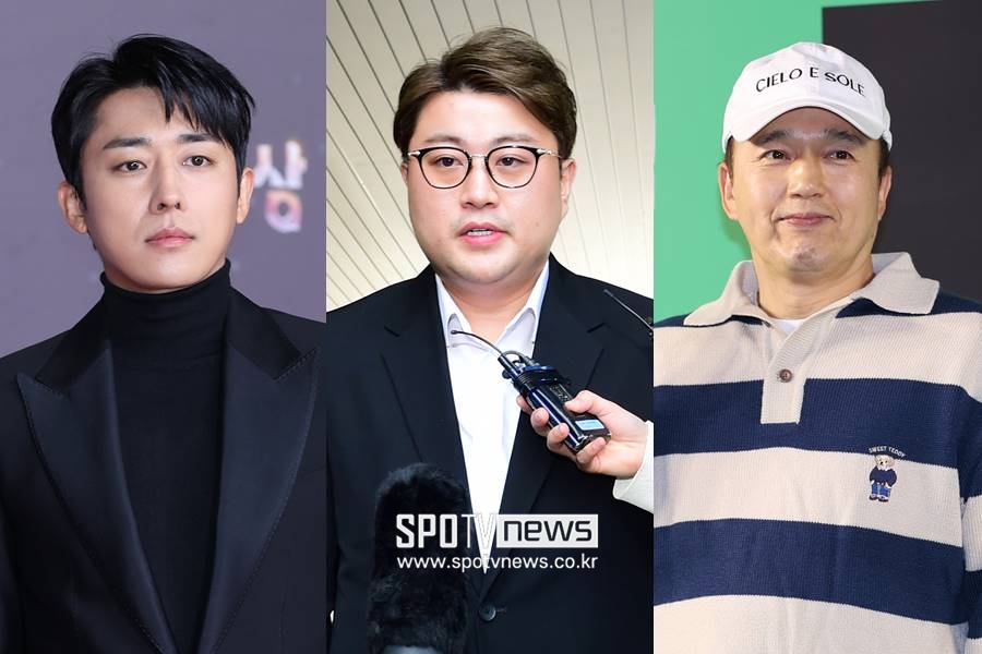 ▲ 손호준, 김호중, 김광규(왼쪽부터). ⓒ곽혜미 기자