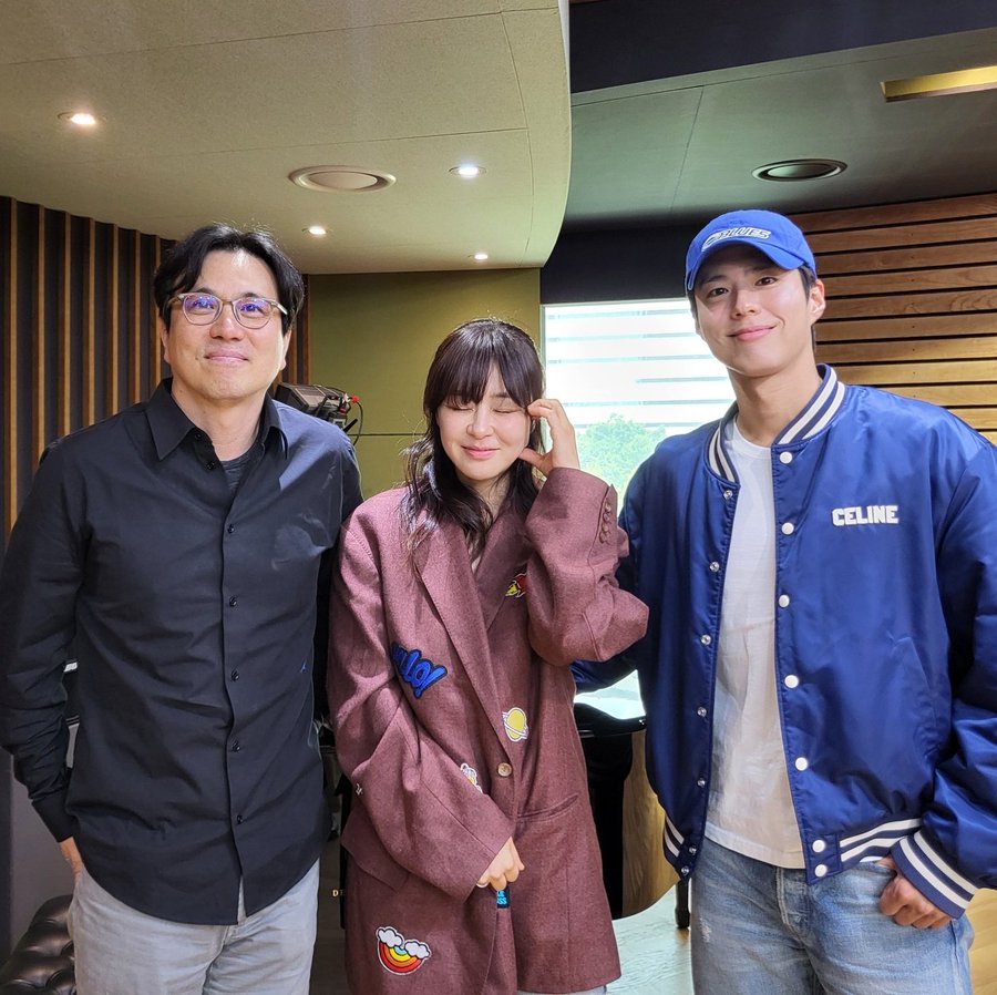 ▲ 왼쪽부터 김태용 감독, 최강희, 박보검. 출처ㅣ에이스메이커무비웍스 공식 인스타그램