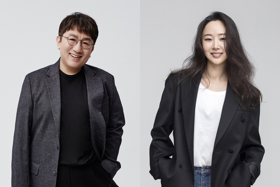 ▲ 하이브 방시혁(왼쪽), 어도어 민희진. 제공| 하이브