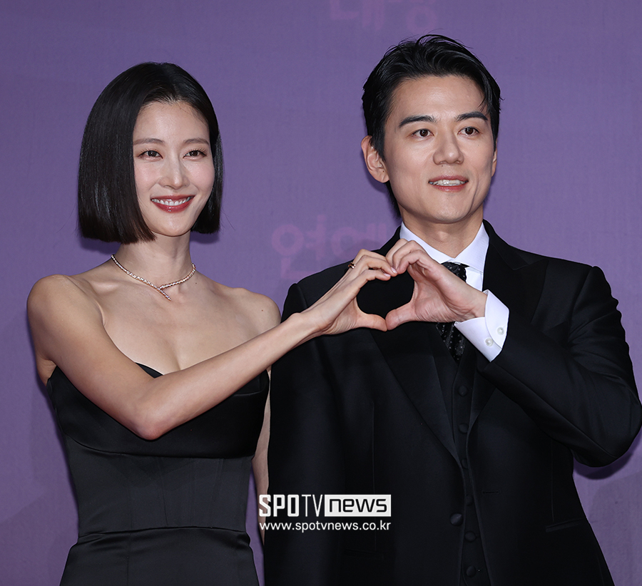 ▲ 이현이 홍성기 부부 ⓒ곽혜미 기자