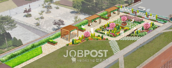 도시농업 공간조성 조감도