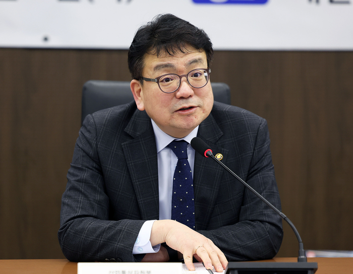 최남호 산업통상자원부 2차관이 7일 서울 중구 대한상공회의소에서 열린 재생에너지 업계 간담회를 주재하고 있다. 2024.3.7 [산업통상자원부 제공. 재판매 및 DB 금지]