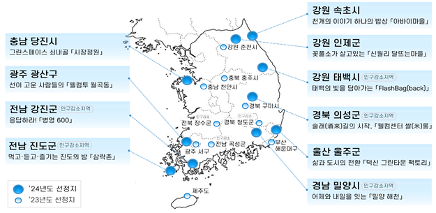 강원도, 로컬브랜딩 지원 공모 3곳 선정…전국 최다 선정