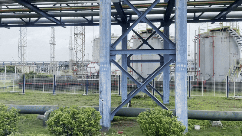 중국 광둥성 마오밍시에 있는 국영 석유화학 기업 시노펙 마오밍 본부 내부./이윤정 기자