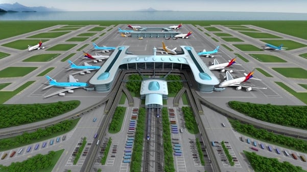 새만금 국제공항 조감도. /조선DB