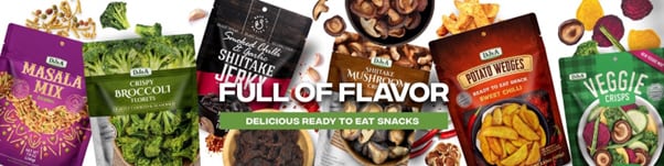 비건 스낵 브랜드 ‘DJ&A’./사진=시나몬랩