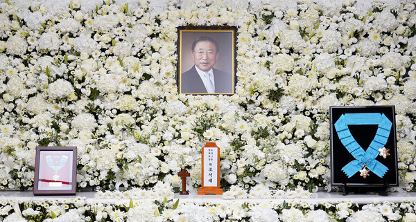 고(故) 조석래 효성 명예회장 영결식. /효성그룹